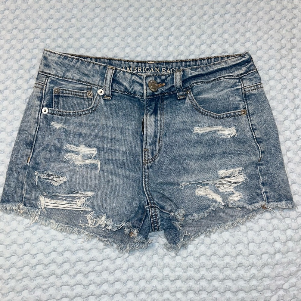 American Eagle Outfitters Blue Denim Women's Shorts